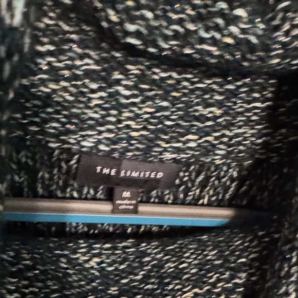 The Limited Teal Knit Sweater - Picture 2 of 3